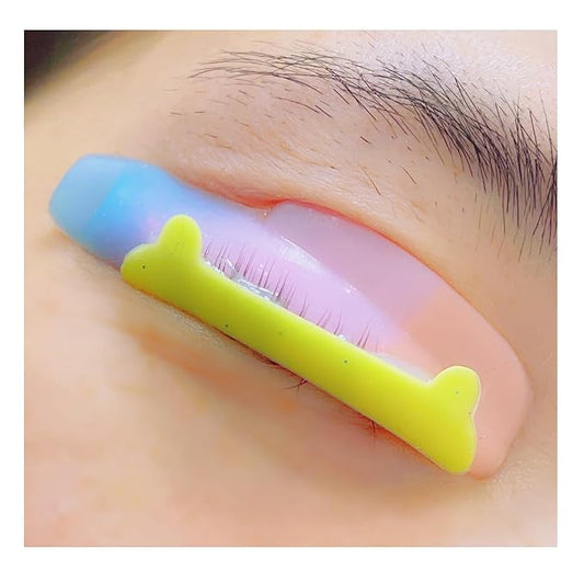 Lash Lift Ribbons Eyelash Lifting Shields Mate Mini Lami Lamination Roller Tool Soft Silicone Perm Rod Ribbon Gel Eyelash Perming Covers Mini Lash Tape String (Colorful Lash Lift Shield Partner)