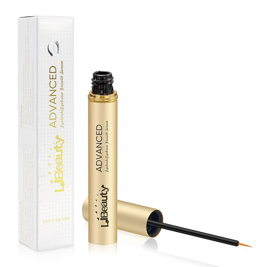 Libeauty Lash Serum for Eyelash Growth - Eyelash Enhancing Serum for Longer, Thicker & Fuller Lashes with Natural Formula, Safe for Sensitive Eyes & Extensions (2ml)