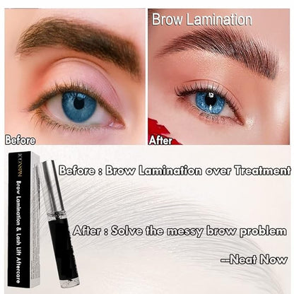 Lash Lift Nutrition Brow Lamination Serum, Keratin Boost Saves Messy Brow Burning Lash After Eyelash Perm Eyebrow Lifting Over Treatment Be Healthy and Voluminous Daily Care-100 Applications