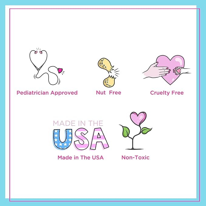 Petite 'n Pretty Best in Brow Makeup Kit - Featherlight Clear Mascara & Brow Gel, Eyebrow Pencil & Makeup Bag for Kids, Tweens and Teens – Natural, Clean, Non-toxic - Made in USA (Dark)