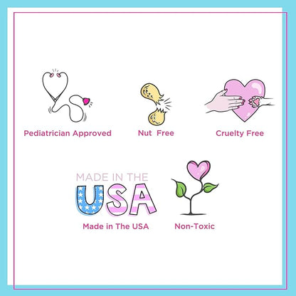 Petite 'n Pretty Best in Brow Makeup Kit - Featherlight Clear Mascara & Brow Gel, Eyebrow Pencil & Makeup Bag for Kids, Tweens and Teens – Natural, Clean, Non-toxic - Made in USA (Dark)