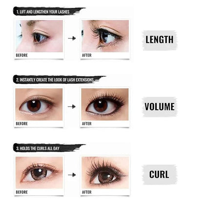 6 Colors Mascara Set, Colorful Mascara Waterproof Long-lasting Volumising Lengthening Curling, Create 3D Charming Eye Makeup, Brilliant Halloween/Christmas Gift Set for Women Teenage Girls#1