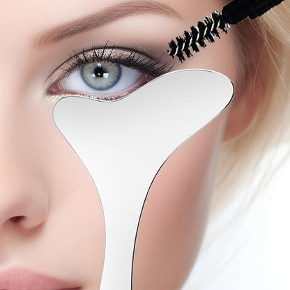 2Pcs 304 Stainless Steel Eyeliner Stencil, Multifunctional Eyeliner Tool, Winged Eyeliner Tools, Eyeliner Eyelash Eyeshadow Applicator Aid, Multifunctional Eye Makeup Aid for Makeup Novices