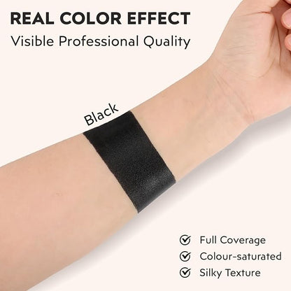 Black Face Paint, Cream-based Body Paint Stick【Larger Capacity】【High Pigment】【Long Lasting】Professional Paint Makeup Product For Halloween/Masquerade/Cosplay/Movie Makeup, 1.06 Oz/30g