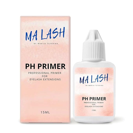 Lash Primer for lash extensions - Pre-Treatment for Semi Permanent Eyelash/Easily Removes Proteins and Oils/Oil Free/Longer Extension Retention, PH Balanced for Long-Lasting Lashes