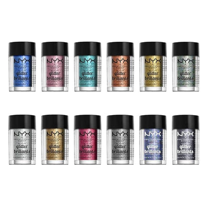 NYX PROFESSIONAL MAKEUP Face & Body Glitter, Violet