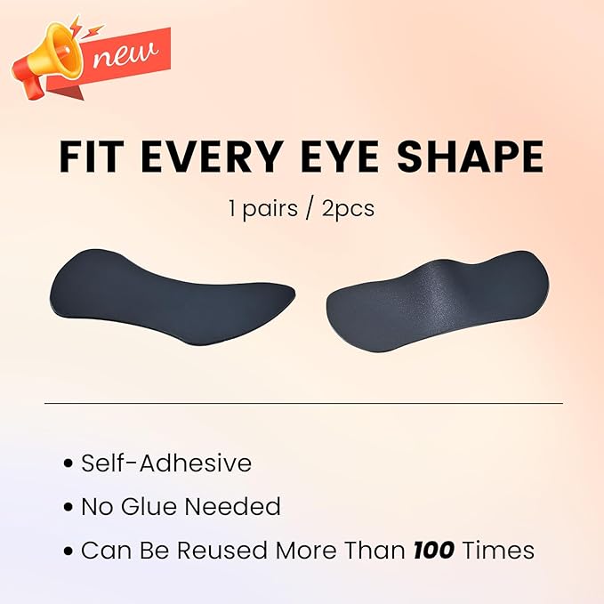 Troocolor 2-in-1 Eyelash & Brow Color Kit - Natural Black Lash Color Effect, Salon-Quality Results, Easy Application for Beginners/Professionals, Lasts 4 Weeks (with black eyepatches)