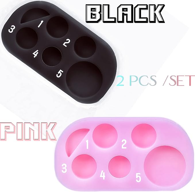 Silicone Palette for Lash Lift and T-int 6 Function Tray for Eyelash Lifting Brow Lamination with D-ye New Useful Lash Extension Remover Conditioner Primer Cleanser Tool-More Than 2000 Applications