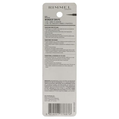 Rimmel London Wonder Swipe 2-in-1 Liner to Shadow - 007 Crave Me Eyeliner Women 0.06 oz (Pack of 2)