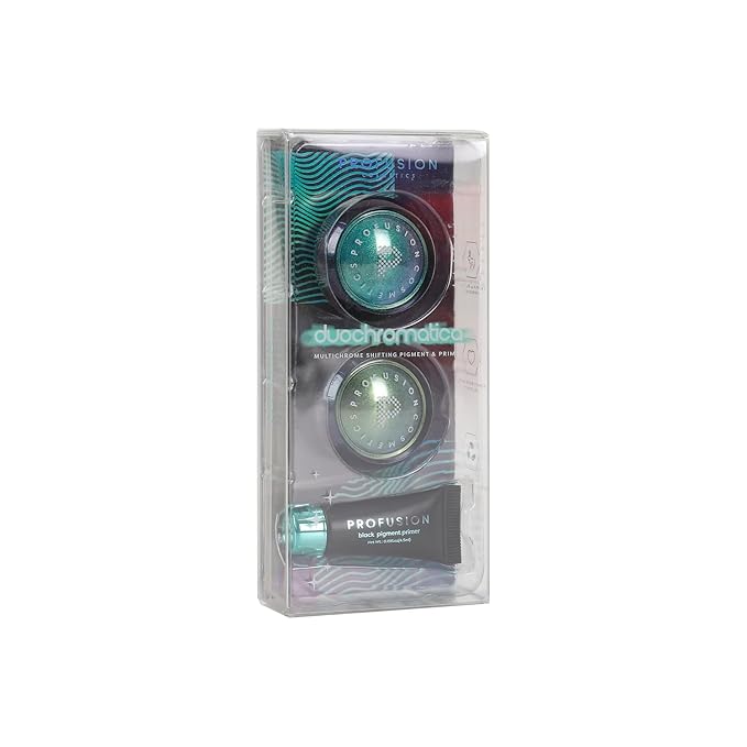 Profusion Cosmetics Multichrome Pigment and Face Primer, Raise Your Beauty With Multi Color Shifting Holographic Pigments in Flattering Shades for a Glamorous Look