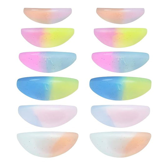 Lash Lift Shields LM Curl Eyelash Lifting Shield Natural Curl Lami Lamination Roller Soft Silicone Perm Rod Gel Lash Perming Pad Set For Lash Lift and Tint Lash Glue Free On Eyelid