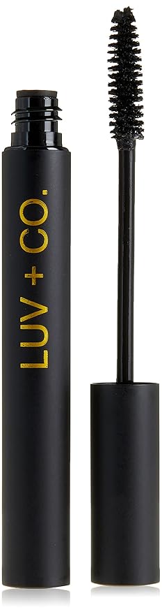Mascara 7.5g Black Vegan Mascara Smudge Free Fast Drying Organic Mascara for Sensitive Eyes Clump Free and for Non-Dramatic Length and Volume