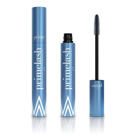 PrimeLash Mascara for Older Women – Volumizing, Incredible Length in 2 Coats – Long-Stay, Zero Clumps, Hypoallergenic (Blue)