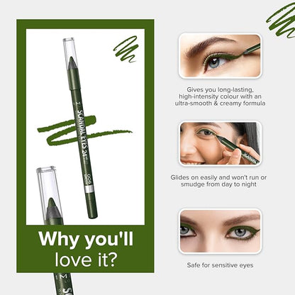 Rimmel Scandal'eyes Waterproof Liner, Green 006, 1.2 g