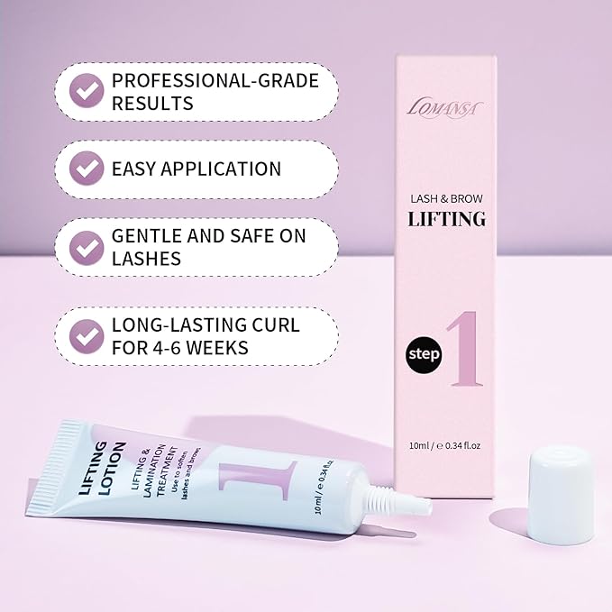 Lash Lifting Lotion Tube Pro for Eyelash Lift Lash Perm Brow Lamination Home and Salon Use (Only Lifting Lotion)