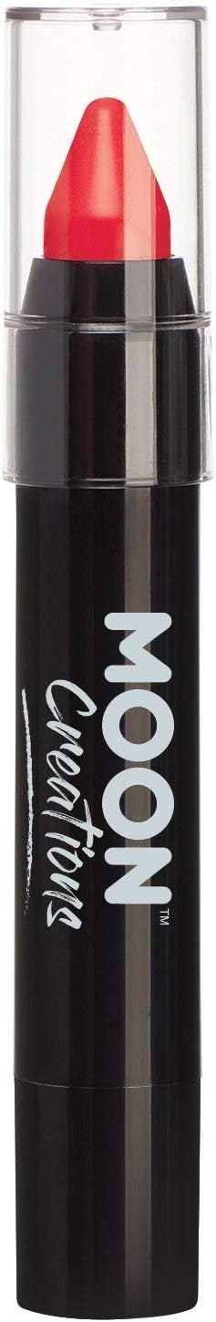 Face Paint Stick / Body Crayon makeup for the Face & Body by Moon Creations - 0.12oz - Red