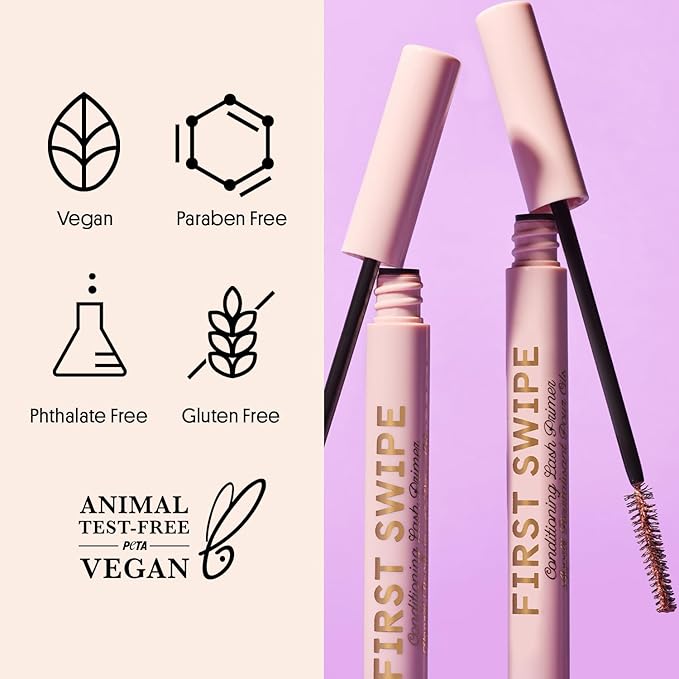 Winky Lux First Swipe Lash Primer & Mascara Base, Extend Wear, Minimize Transfer, Support Strong Healthy Lashes