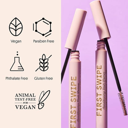 Winky Lux First Swipe Lash Primer & Mascara Base, Extend Wear, Minimize Transfer, Support Strong Healthy Lashes