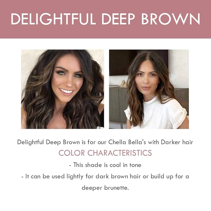 Chella Good Drama Vegan Mascara and Eyebrow Pencil Bundle, Delightful Deep Brown