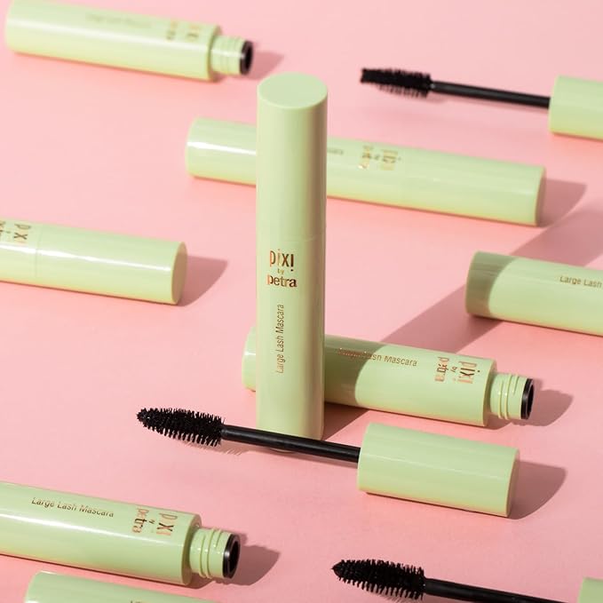 Pixi Elevate Eye Trio, featuring EyeLift Max in Sunset and Large Lash Mascara in Bold Black