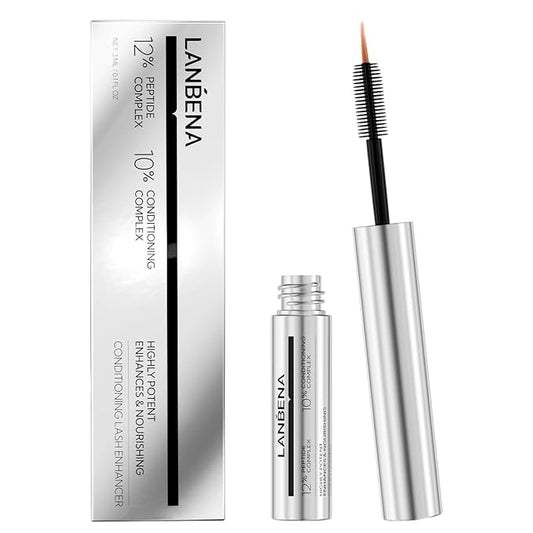 LANBENA Eyelash Growth Serum Lash Enhancing Serum with Advanced Formula to Boost Longer Fuller and Thicker Luscious Lashes-3ml