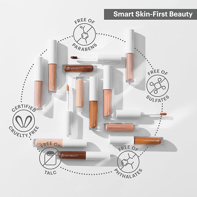 Glo Skin Beauty Essential Eye Base - 3-in-1 Multitasking Eyelid Tint, Primer & Color Corrector - Vegan Shades (Silk)