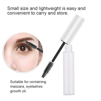 5 Colors 10ml Empty Mascara Tube with Eyelash Wand, Portable Reusable Refillable DIY Container Mascara Brush for Home and Travel (5#)