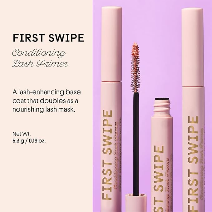Winky Lux First Swipe Lash Primer & Mascara Base, Extend Wear, Minimize Transfer, Support Strong Healthy Lashes