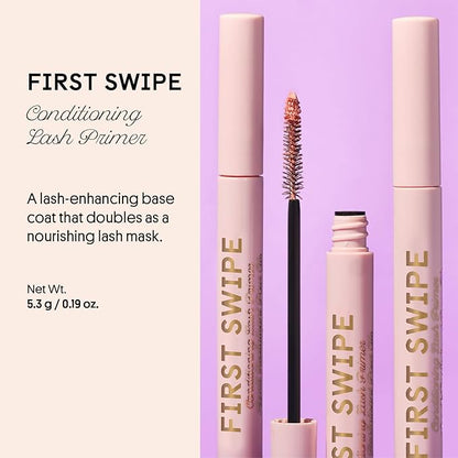 Winky Lux First Swipe Lash Primer & Mascara Base, Extend Wear, Minimize Transfer, Support Strong Healthy Lashes