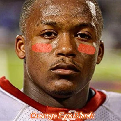 Mysense Neon Orange Face Body Paint Stick, Orange Eye Black Stick Baseball Softball Football, Cream Blendable Facepaint for Halloween Costume SFX Pumpkin Tiger Cosplay Makeup