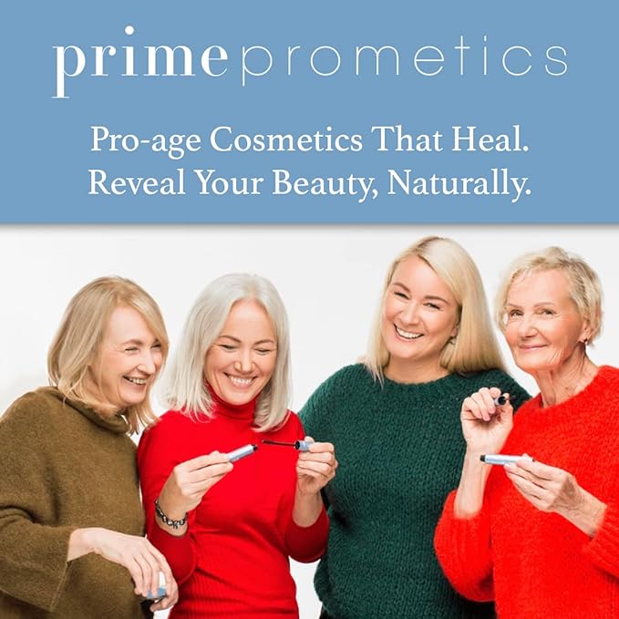 PrimeLash Growth Serum for Women Over 50 – Grow More Lashes – Thick, Strong, Lifted – in 1 Swipe a Night, Vitamin Infused, For Sensitive Eyes