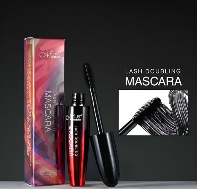 Menow 4D Mascara, False Lash Effect, Natural Volume, Waterproof & Smudgeproof