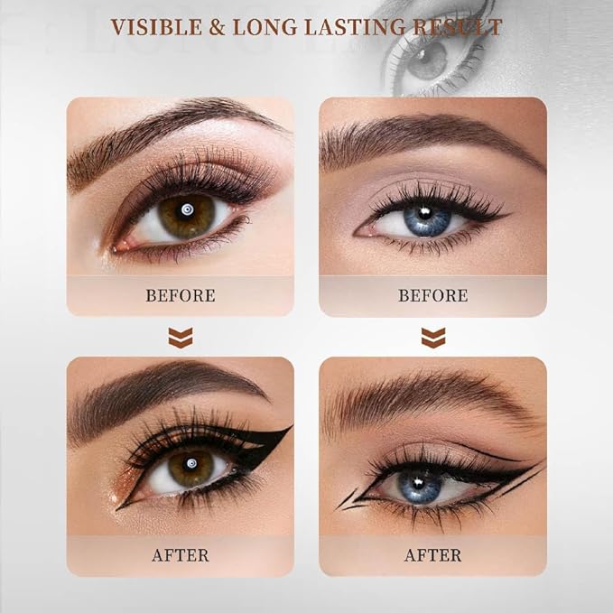2 in 1 Magic Eyebrow Pencil, 4 Tip Microblade Eyebrow Pen Microblading Eyebrow Pencil Contouring Pen for Natural Daily Look Eyebrow Makeup