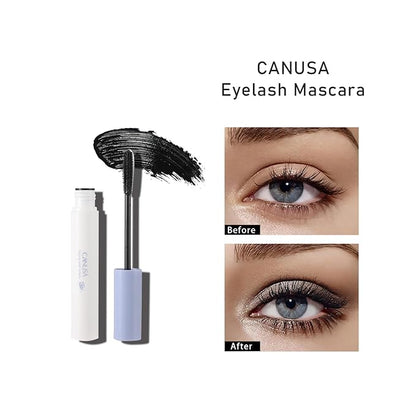 A Set of Quality Eyeliner Eyebrow pencil and Eyelash Mascara, Long-lasting Makeup Waterproof Flawless Cosmetic (BLACK Eyelash Mascara, one size)