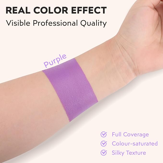 Face Paint, Cream-based Body Paint Stick【Larger Capacity】【High Pigment】【Long Lasting】Professional Paint Makeup Product For Halloween/Masquerade/Cosplay/Movie Makeup, 1.06 Oz/30g，MulticolorC