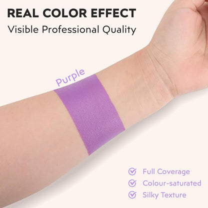 Face Paint, Cream-based Body Paint Stick【Larger Capacity】【High Pigment】【Long Lasting】Professional Paint Makeup Product For Halloween/Masquerade/Cosplay/Movie Makeup, 1.06 Oz/30g，MulticolorC