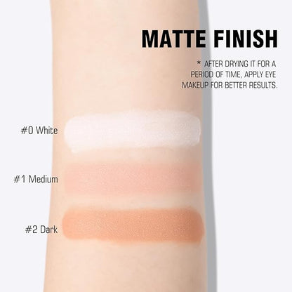 Ownest 3 Colors Eyeshadow Makeup Primer,Liquid Matte Eyeshadow Primer Base,Waterproof Long Lasting Eyeshadow Primer Makeup-Set A