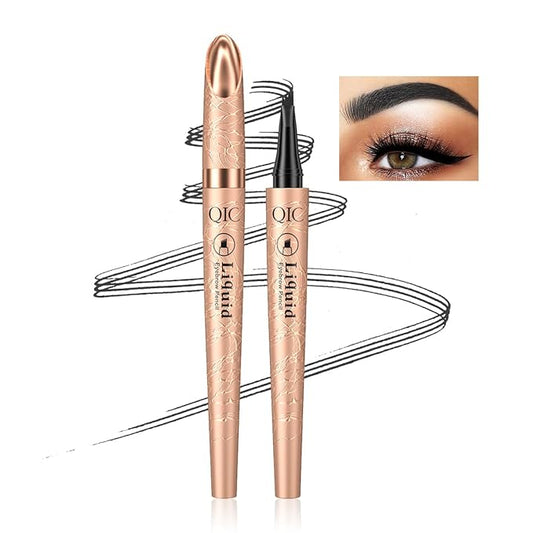 Eyebrow Pen Black, Microblading Eyebrow Pencil Smudge-Proof Brow Pencil with Upgrade Micro-Fork Tip Waterproof Microblading Pencil for Eyebrows Long-Lasting Natural By Aaiffey