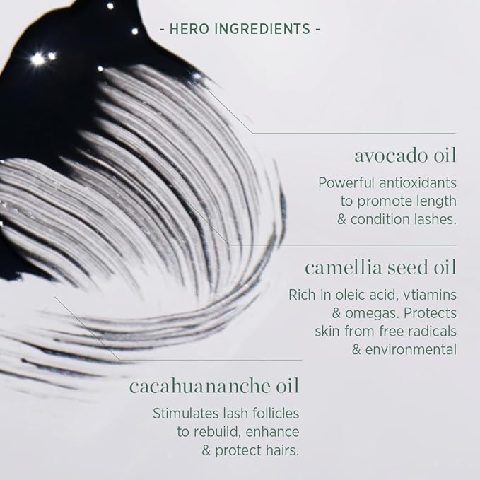 Ere Perez - Avocado Waterproof Black Mascara + Fig All-Beauty Jelly Cleanser BUNDLE | Vegan, Cruelty-Free, Clean Beauty