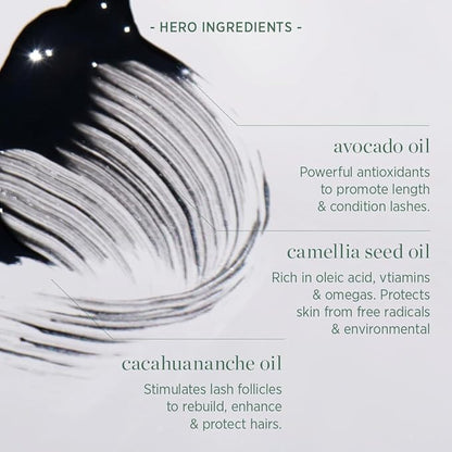 Ere Perez - Avocado Waterproof Black Mascara + Fig All-Beauty Jelly Cleanser BUNDLE | Vegan, Cruelty-Free, Clean Beauty