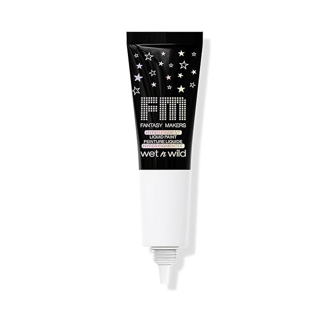 wet n wild Halloween Fantasy Makers Hyper Pigment Liquid Paint - Skull White (Pack of 2)
