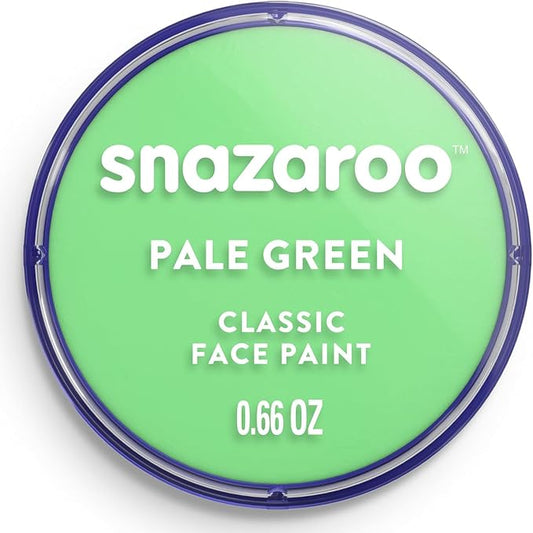 Snazaroo Classic Face and Body Paint, 18.8g (0.66-oz) Pot, Pale Green