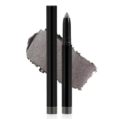 Shimmer Eyeshadow Stick, Cream Eyeshadow Pencil with Sharpener, Waterproof Glitter Eye Shadow Stick, Eyeliner, Easy to Use