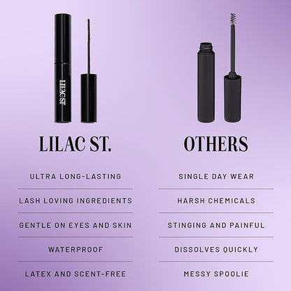 Lilac St - Original Lashes & Pro Black Lash Glue - Soft, Natural Look - Long-Lasting, Lightweight, Reusable - Vegan & Cruelty Free - 12 mm
