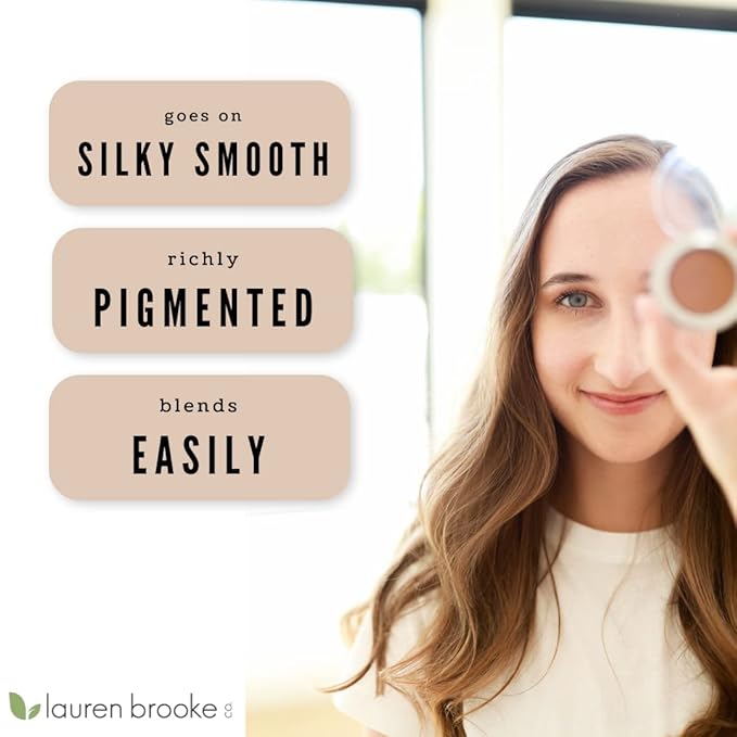 Cream Eyeshadow | Natural Organic Eye Makeup, Richly Pigmented Creme Eyeshadow For Women (Cocoa Latte (Matte))