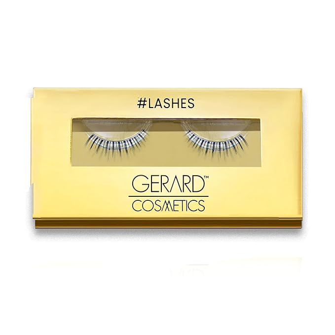 Gerard Cosmetics #Vibe #Lashes, Reusable False Bottom Lashes, Perfectly Curled False Lashes For Glasses Wearers, Cruelty Free & Vegan (1 Pair)