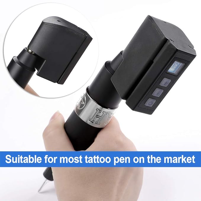 Hawink Mini Tattoo Battery Tattoo Rechargeable USB Power Supply Digital Display Tattoo Machine RCA Connector P198-RCA