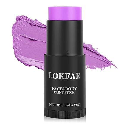 Face Paint, Cream-based Body Paint Stick【Larger Capacity】【High Pigment】【Long Lasting】Professional Paint Makeup Product For Halloween/Masquerade/Cosplay/Movie Makeup, 1.06 Oz/30g，MulticolorC