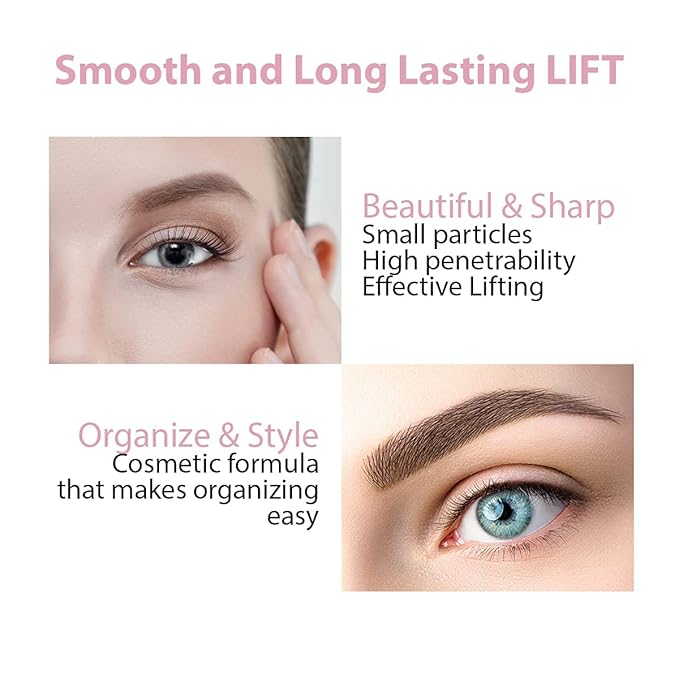 Amber Lash Curlerful, Eyelash Lift and Brow Lamination Tube Set, For Professional Lash Perm and Brow Perm, Step 1 & Step 2, 20 ml / 0.67 floz each