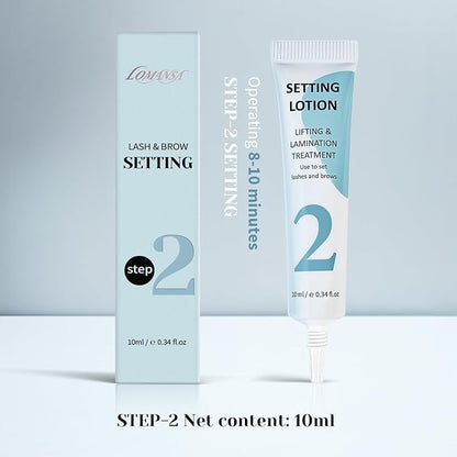 Lash Setting Lotion Tube Pro for Eyelash Lift Lash Perm Brow Lamination Home and Salon Use (Only Setting Lotion)